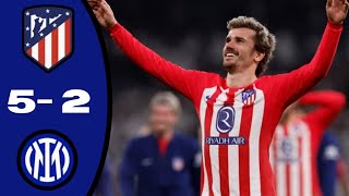 ATLETICO MADRID VS INTER MILAN 2 - 1 ALL GOALS EXTENDED HIGHLIGHTS | PEN 3-2 | CHAMPIONS LEAGUE 2024