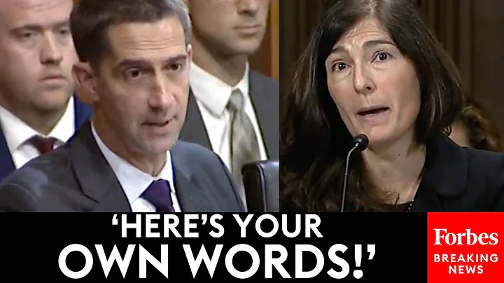 'Here's Your Own Words!': Tom Cotton Refutes Nomin...
