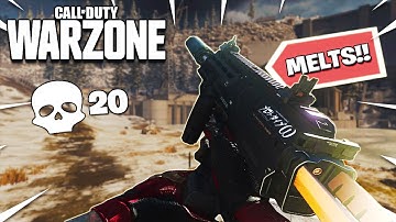 THIS MP7 CLASS SETUP MELTS ARMOR in WARZONE!!! 20 Kill Gameplay!! (Modern Warfare Warzone)