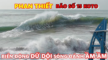 Phan Thiêt Biển Động DỮ DỘI, Sóng Đánh ẦM ẦM Khi Bão Số 15 Koto Áp Sát Đất Liền (28/11/2025)