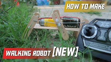 How To Make Walking Robot With DC Motor [New Creative Ideas]