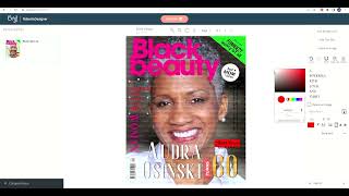 Magazine Cover Template Custom Portrait Gifts, Mothers Day Gift, Black Beauty Magazine Personalized Net Worth