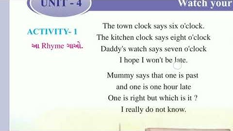 Std 6 English unit4 part 1