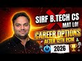 Sirf B.Tech CS mat lo! 🛑 12th PCM ke baad BEST Career Options (2026)