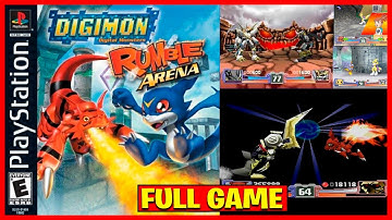 Digimon Rumble Arena — PS1 Gameplay [100%] [All Digimon]