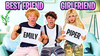 WHO KNOWS ME BETTER CHALLENGE!? **My Girlfriend or My Best Friend** |Jentzen Ramirez