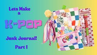 DIY K-Pop Journal From Scratch! Easy Manila Envelope Junk Journal Tutorial