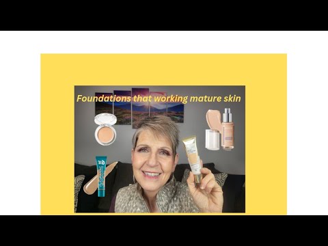 7 Foundations for Mature skin - YouTube