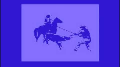 Bitmap graphics and music on the Commodore VIC-20 - The High Chaparral, theme