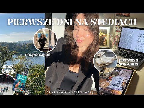 PIERWSZE DNI NA STUDIACH 📚✨🐾 * ZACZYNAM WETERYNARIĘ*