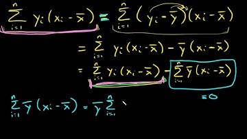 Prove Sum yi(xi - xbar) = Sum (yi - ybar)(xi - xbar)