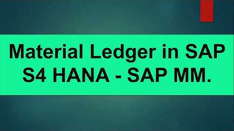 16) Configuratie en activering van het materiaalboek (MM-CO-integratie). #sap #sapmm #sapmmtraining