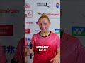 Learning How To Pronounce Sjöö In Swedish - With Tilda Sjöö and Moa Sjöö #badmintonplayer