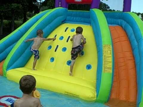 Little Tikes Rocky Mountain River Race Inflatable Water Slides