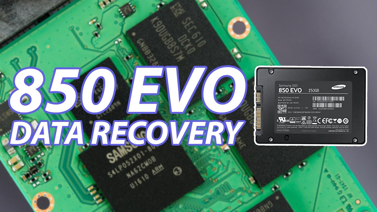 Samsung 850 EVO SSD Data Recovery - YouTube