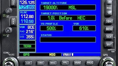 GNS Part 7   VNAV