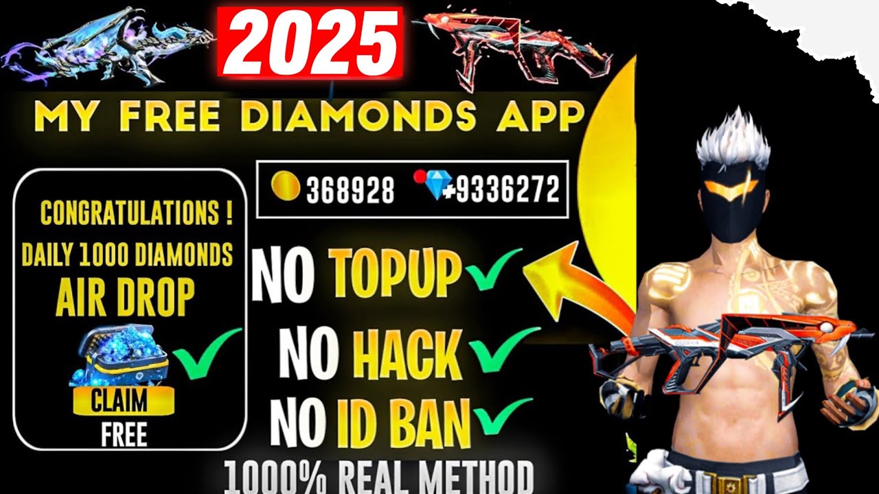 2024 Best Free Diamonds App 🔥 Free Fire Free Diamonds App Earn Money Online Jazzcash