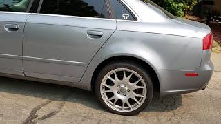 Test Fitting BBS Rims on my 2006 Audi A4 2007 Audi A4 Lug Pattern