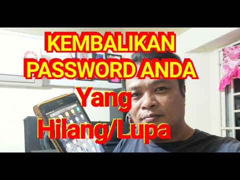 Video: Cara Mendapatkan Semula Kata Laluan Yang Dilupakan