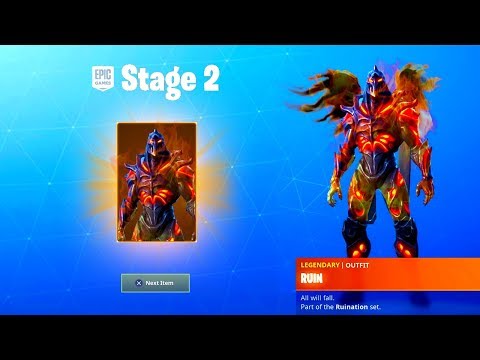 how to get ruin skin stage 2 free skins fortnite unlock possible key location - fortnite skin key stage 3