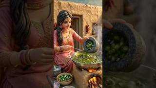 Miniature Doll Making Sarson Ka Saag & Makki Ki Roti 😋 Punjabi Food ASMR