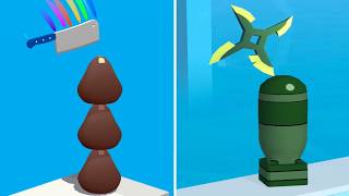 Slice It All vs Don't Slice TheCats - Very Satisfying and Relaxing ASMR Slicing Game (Android,iOS) screenshot 1