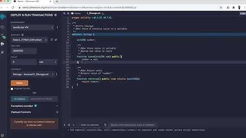 Solidity for Smart Contracts on Ethereum 01 - Remix Environment