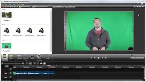 16 Video Editing Tutorial Camtasia Stodio 8 Remove a Color Green Screen