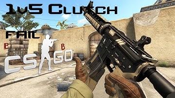 CsGo 5v1 Clutch Fail