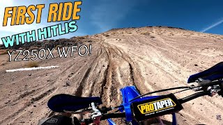 First ride with the HITLIS | YZ250X hillclimbs wide open!