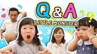 Q&A ถาม-ตอบ และ เรื่องลี้ลับ สุดสยองขวัญ!! ของ ..จิน เรนนี่ | Little Monster