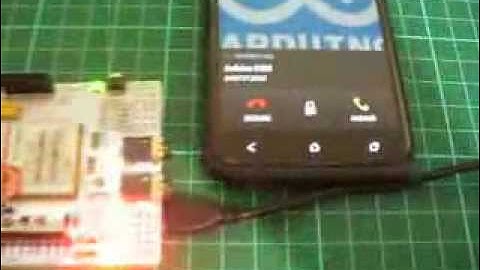SIM900 Arduino GSM call demonstration