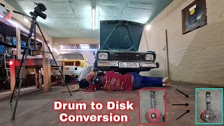 Drum Brake to Disk Brake Conversion PT.1 / Nissan Datsun