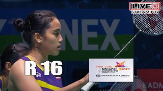 LIVE  Jongkolphan/Rawinda (THA) vs Kim/Kong (KOR) Singapore Open 2024