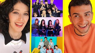 İlk Kez K-Pop Di̇nledi̇m 7 Bts -Stray Kids -Blackpink W 