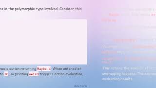 Understanding Nothing in Monad Transformer Stacks and Why Nothing == Nothing Can Be False