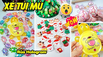 🐢🎅Siêu Vui 🎄 XÉ TÚI MÙ 🎁 NOEL 🐢 Rùa Hologram 🌟 nguyện vọng - bắt cặp #quyensachnho #diy #tuimu