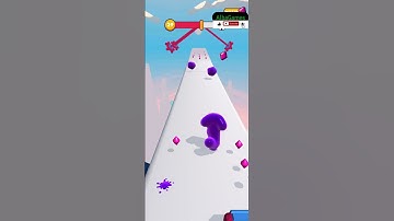 Blob Runner 3D 🔵🟣⚪ ( Android Gameplay Level Up All Level New Android Game ) #shorts game