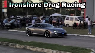 Ironshore Drag Racing Audi S4 V6T vs VW GOLF R || The Toyota Supra showed up 😱  This vs that #racing