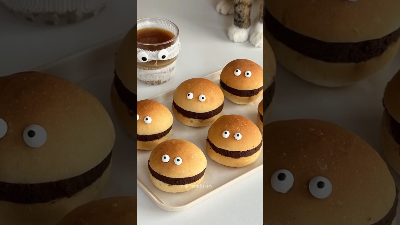 Healthy Dessert Recipe 👻 Low-Cal,No Sugar,No Oil Red Bean Fun Buns 🫘