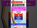 ECHS New Vacancy Out Recruitment 2026 Clerk Peon Lab Tech & Medical Posts Vacancy #ECHS #rajasthan