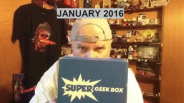 SUPER GEEK BOX UNBOXING - January 2016