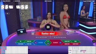 Sexy Live Bikini Dealers | Online Baccarat