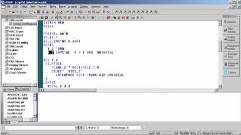 Uniaxial Birefringence in ASAP