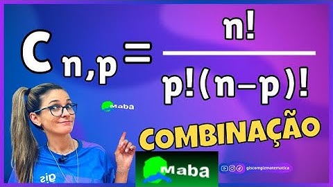 COMBINAÇÃO SIMPLES  -  EXERCÍCIO  -  Com a professora Gis