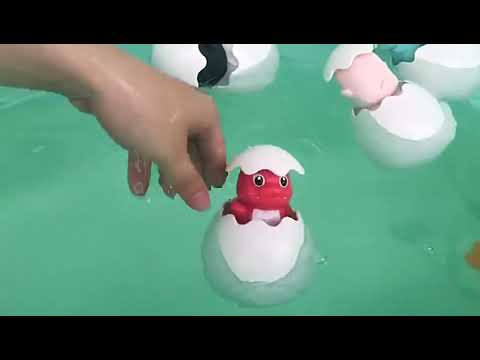 Игрушка для ванной брызгалка яйцо лейка "Динозаврик" Svilippo игрушка для купания