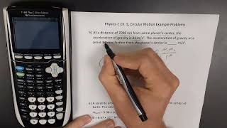 Physics I: Ch 5, Circular Motion Example 5