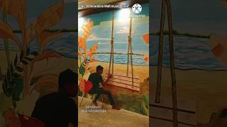 Day:-4 Decorative Wall murals|| #wallmurals #painting #art #drawing #shorts