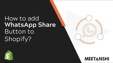 Add Shopify WhatsApp Button to Share Products