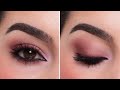 How to Apply this Red and Pink Smokey Eyeshadow Valentines Day Look Tutorial